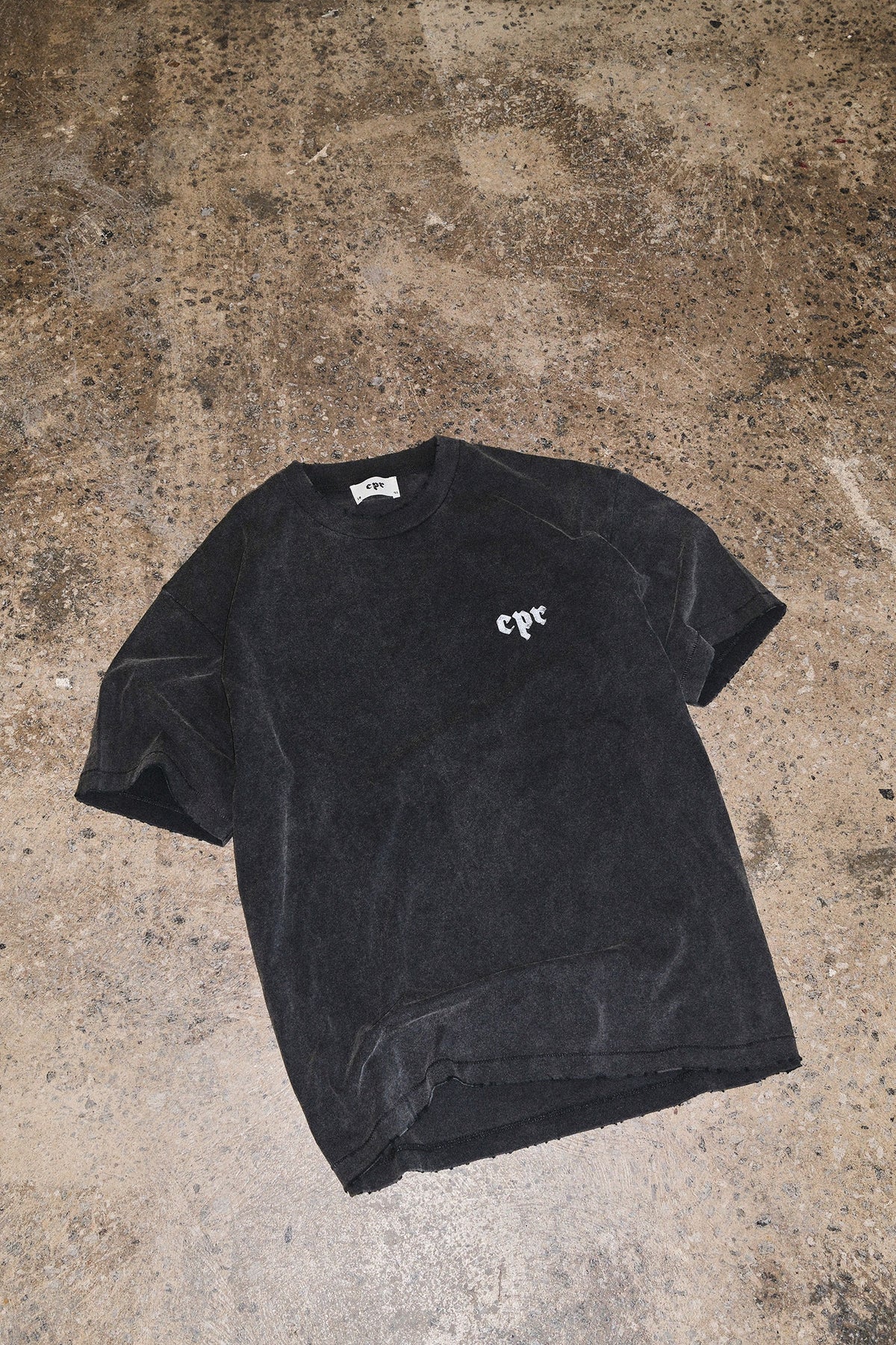 Core Logo Tee - Washed Grey