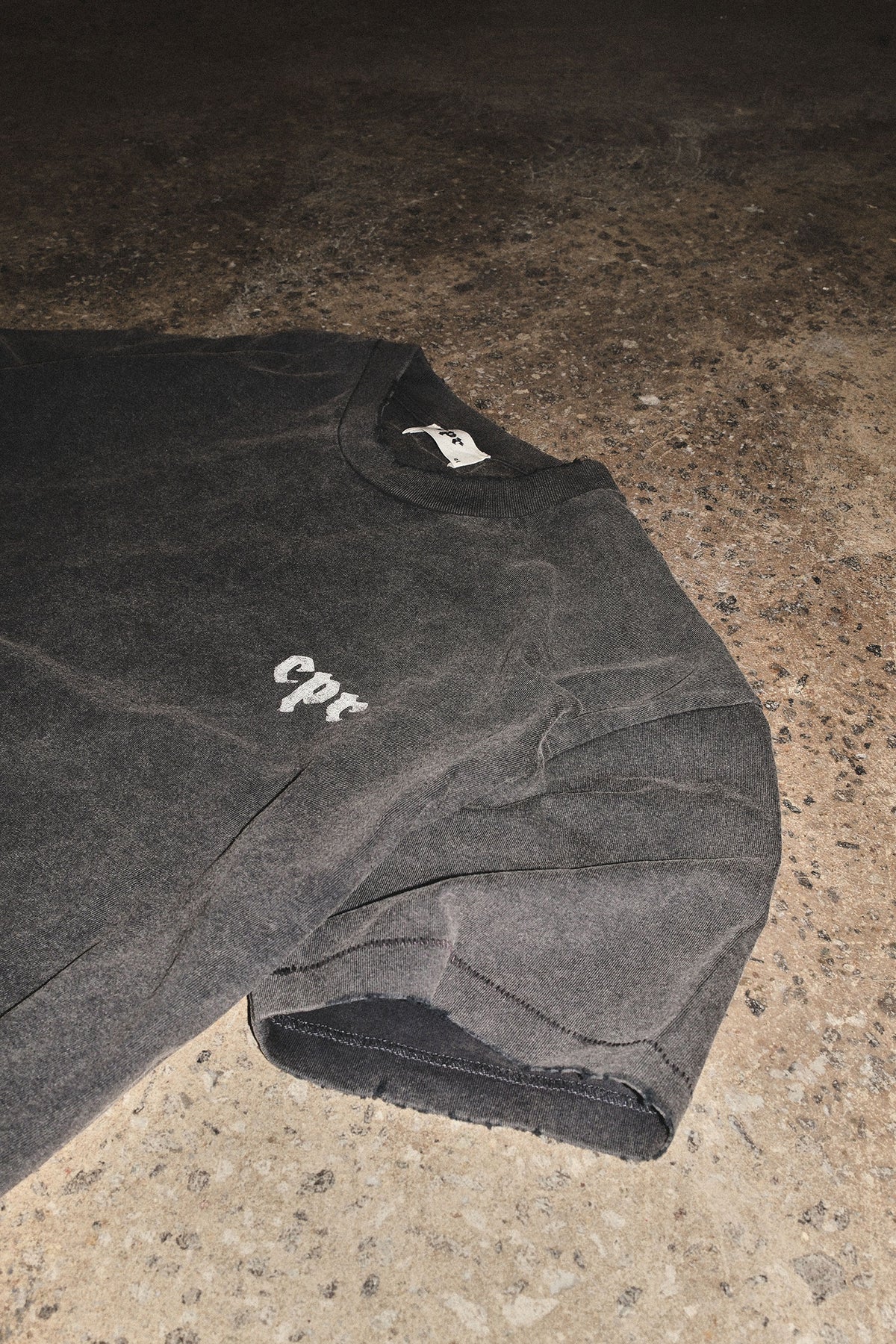 Core Logo Tee - Washed Grey