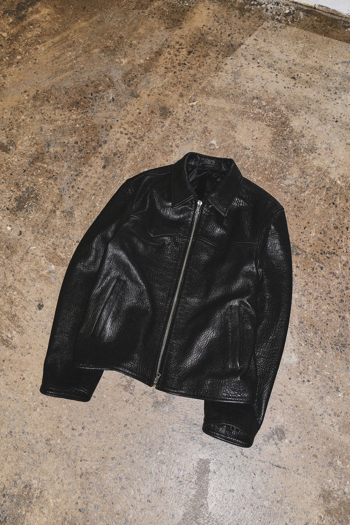 "Waylon" Leather Jacket - Black