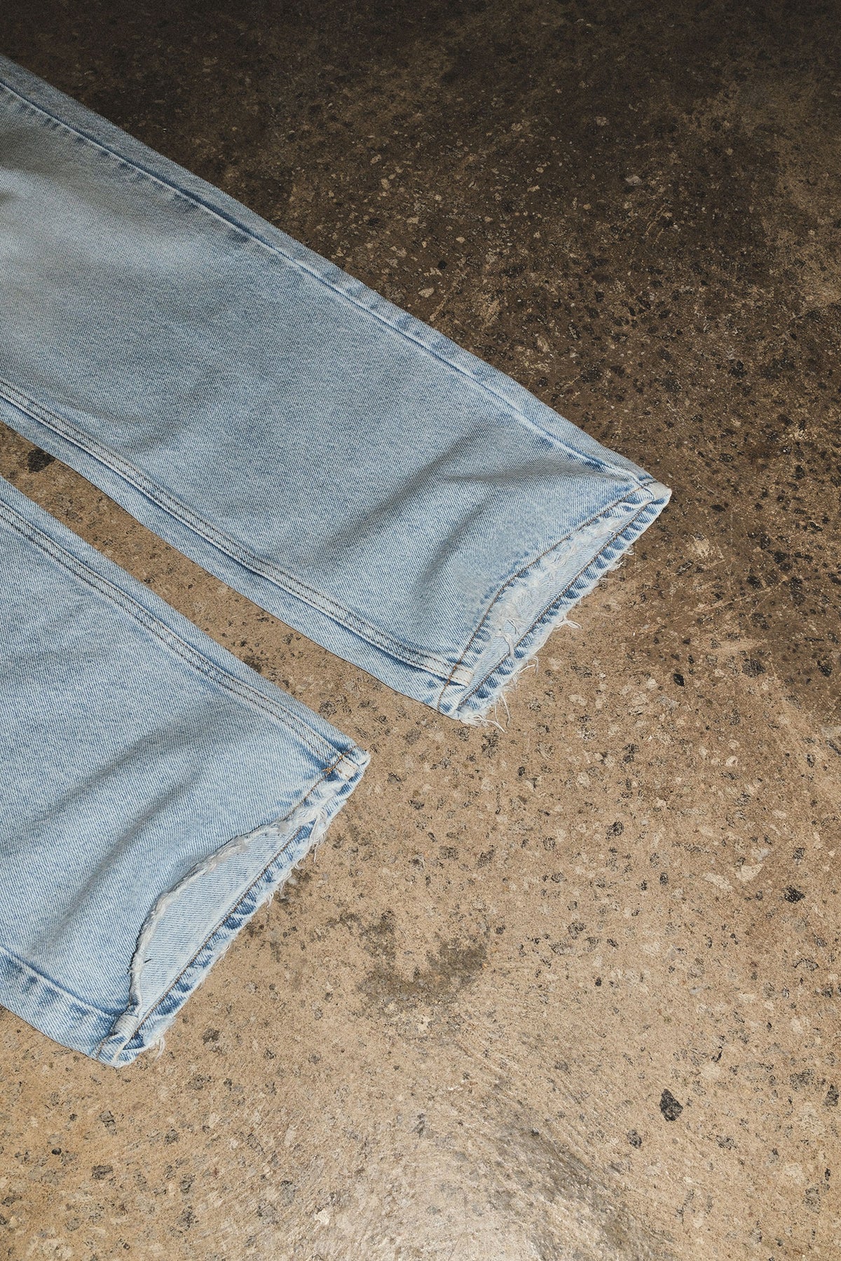 Straight Denim - Light Wash