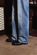 Straight Denim - Mid Wash