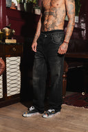 Straight Denim - Black Wash
