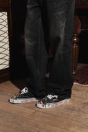 Straight Denim - Black Wash