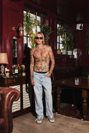 Straight Denim - Light Wash