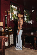Straight Denim - Light Wash