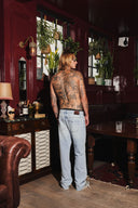 Straight Denim - Light Wash